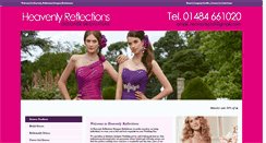Desktop Screenshot of heavenlyreflectionsdesignerbridalwear.co.uk
